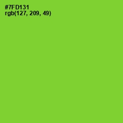 #7FD131 - Chartreuse Color Image