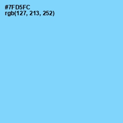 #7FD5FC - Malibu Color Image