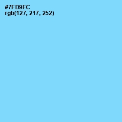 #7FD9FC - Spray Color Image