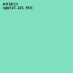 #7FDFC1 - Bermuda Color Image