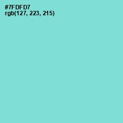 #7FDFD7 - Bermuda Color Image