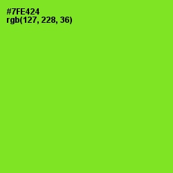 #7FE424 - Chartreuse Color Image