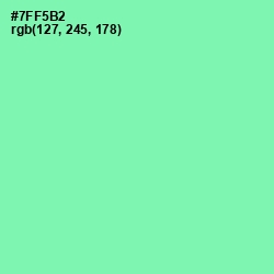 #7FF5B2 - De York Color Image