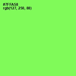 #7FFA58 - Screamin' Green Color Image