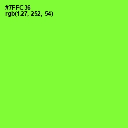 #7FFC36 - Chartreuse Color Image