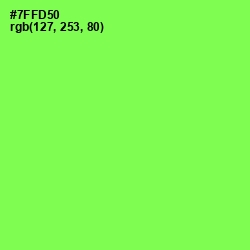 #7FFD50 - Screamin' Green Color Image