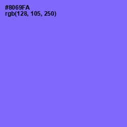 #8069FA - Medium Purple Color Image