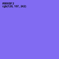 #806BF2 - Medium Purple Color Image