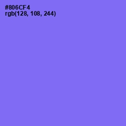 #806CF4 - Medium Purple Color Image
