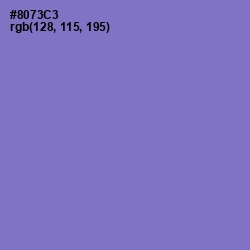 #8073C3 - True V Color Image