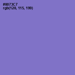 #8073C7 - True V Color Image