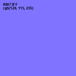 #8073FF - Medium Purple Color Image