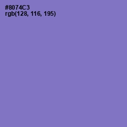 #8074C3 - True V Color Image