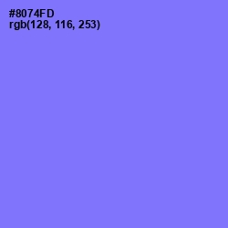 #8074FD - Medium Purple Color Image