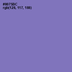 #8075BC - Purple Mountain's Majesty Color Image