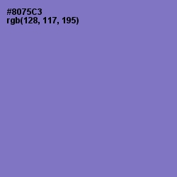 #8075C3 - True V Color Image