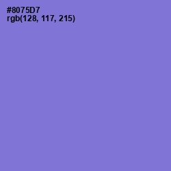 #8075D7 - True V Color Image