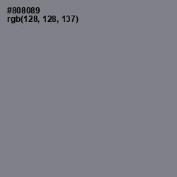 #808089 - Gunsmoke Color Image