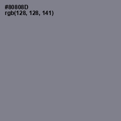 #80808D - Gunsmoke Color Image