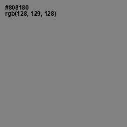 #808180 - Gray Color Image