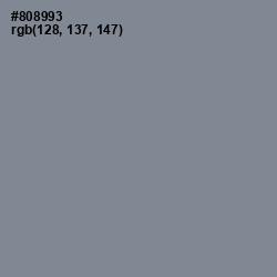 #808993 - Oslo Gray Color Image