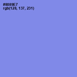 #8089E7 - Portage Color Image