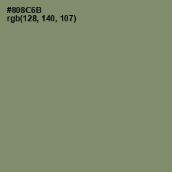 #808C6B - Avocado Color Image