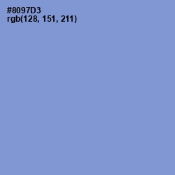 #8097D3 - Chetwode Blue Color Image