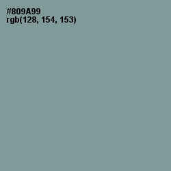 #809A99 - Regent Gray Color Image