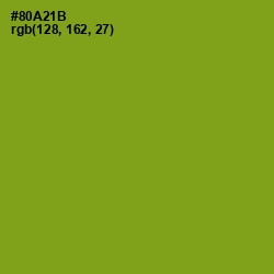 #80A21B - Citron Color Image