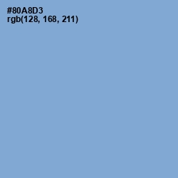 #80A8D3 - Polo Blue Color Image