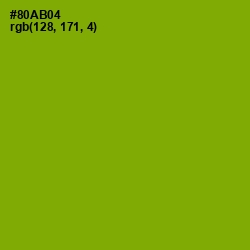 #80AB04 - Citron Color Image