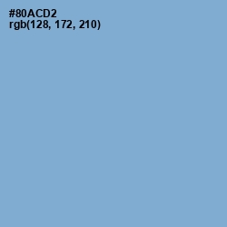 #80ACD2 - Polo Blue Color Image