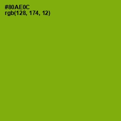 #80AE0C - Citron Color Image