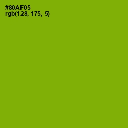 #80AF05 - Citron Color Image