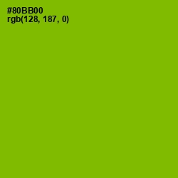 #80BB00 - Citron Color Image