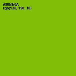 #80BE0A - Citron Color Image