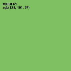 #80BF61 - Olivine Color Image