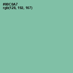 #80C0A7 - Vista Blue Color Image