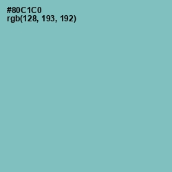 #80C1C0 - Half Baked Color Image
