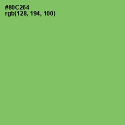 #80C264 - Celery Color Image