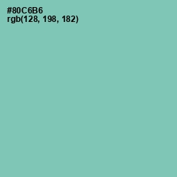 #80C6B6 - Vista Blue Color Image