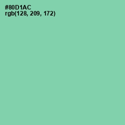 #80D1AC - Vista Blue Color Image