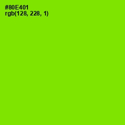 #80E401 - Pistachio Color Image