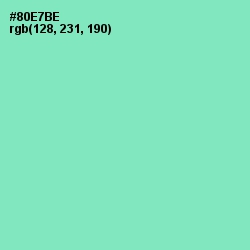 #80E7BE - Algae Green Color Image