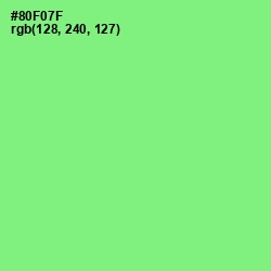 #80F07F - Conifer Color Image