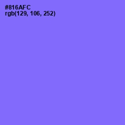 #816AFC - Medium Purple Color Image
