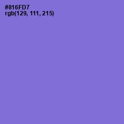 #816FD7 - True V Color Image