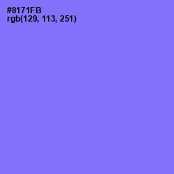 #8171FB - Medium Purple Color Image