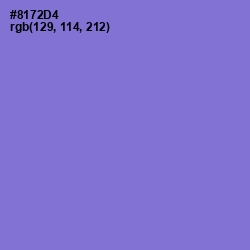 #8172D4 - True V Color Image